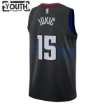 Maillot NBA Denver Nuggets Nikola Jokic Nike 2023-24 City Edition Noir Swingman - Enfant